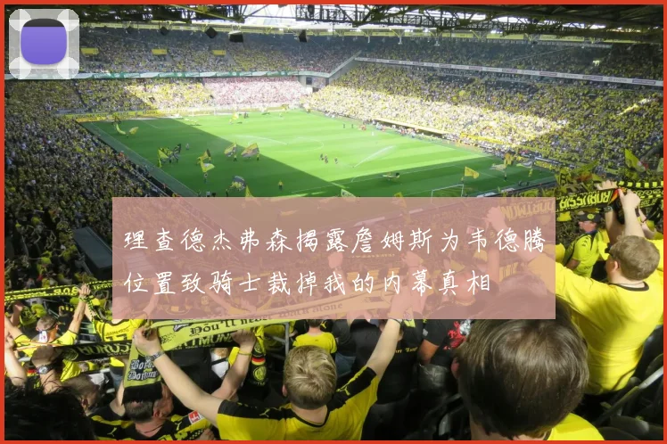 理查德杰弗森揭露詹姆斯为韦德腾位置致骑士裁掉我的内幕真相